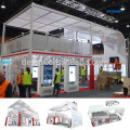 double deck trade show booth displays double deck system stand